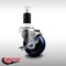 Service Caster 3.5'' SS Solid Poly Swivel 1-1/2'' Expanding Stem Caster with Brake SCC-SSEX20S3514-SPUS-TLB-112 - alternate 4